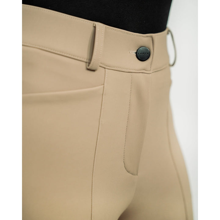 SALE Fager Freya Hybrid breeches Dark beige Knee Grip