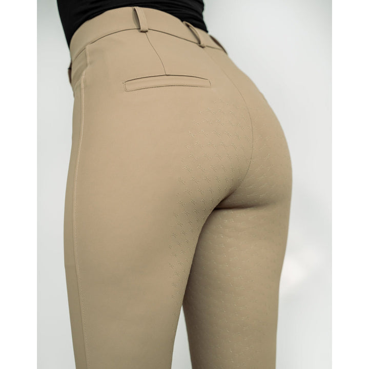 SALE Fager Freya Hybrid breeches Dark beige Knee Grip