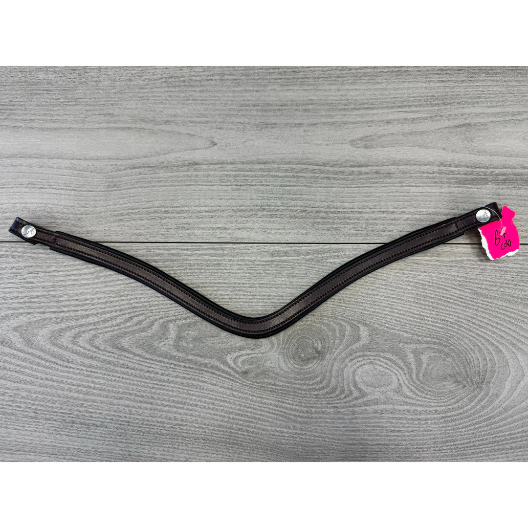 SALE Artemis Classic Curved Browband Brown/Black Cob