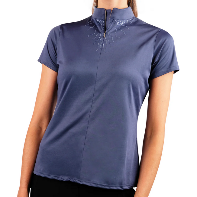 SALE Montar Juliana Mon-Tech Tone-in Tone Shirt - Ocean Blue