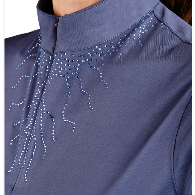 SALE Montar Juliana Mon-Tech Tone-in Tone Shirt - Ocean Blue