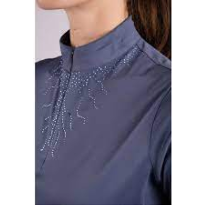 SALE Montar Juliana Mon-Tech Tone-in Tone Shirt - Ocean Blue