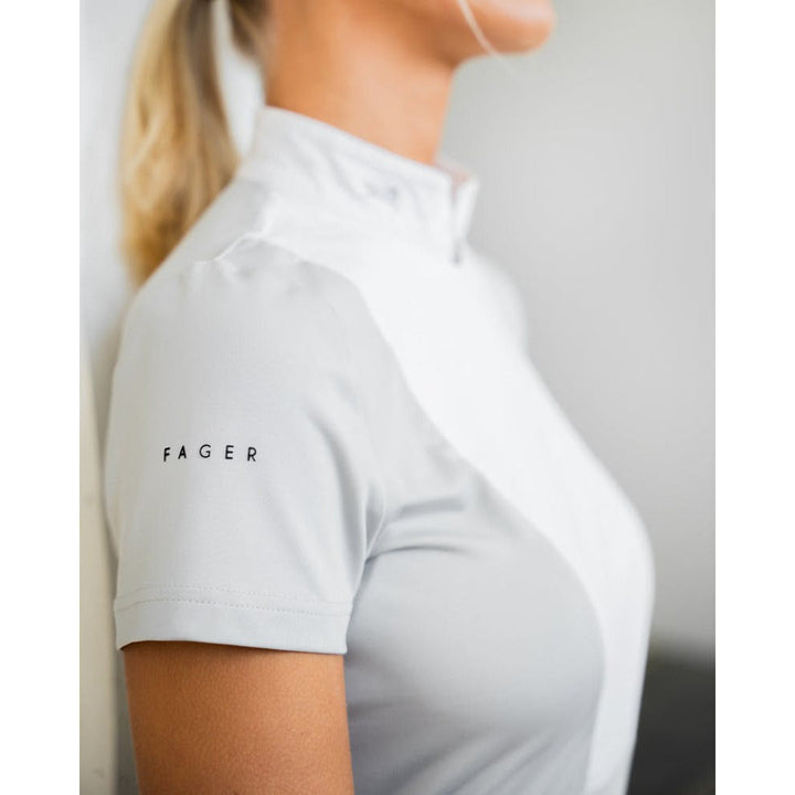 SALE Fager Sanna Competition Shirt Short Sleeve Grey