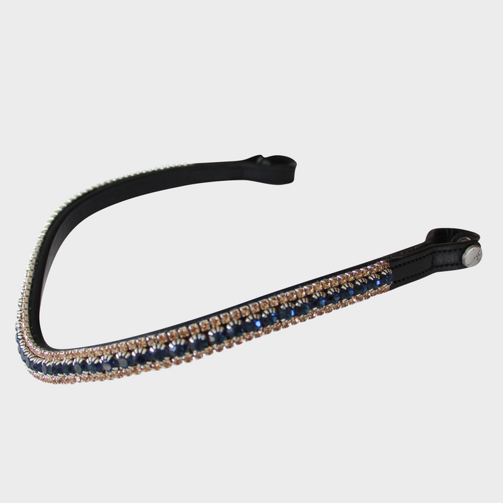 Artemis Lux All Navy Gold Browband (NEW) - Black