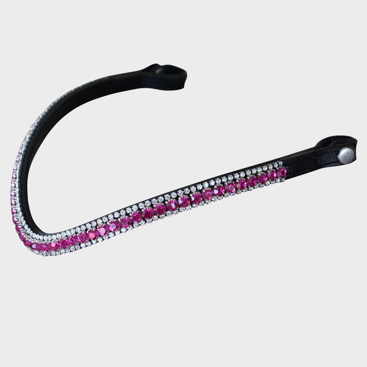Artemis Lux Fuchsia Browband - Black
