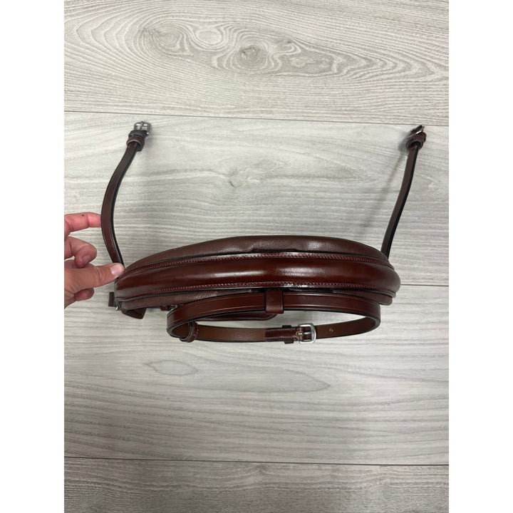SALE Artemis Argent Noseband Italian Leather - Brown X-Full