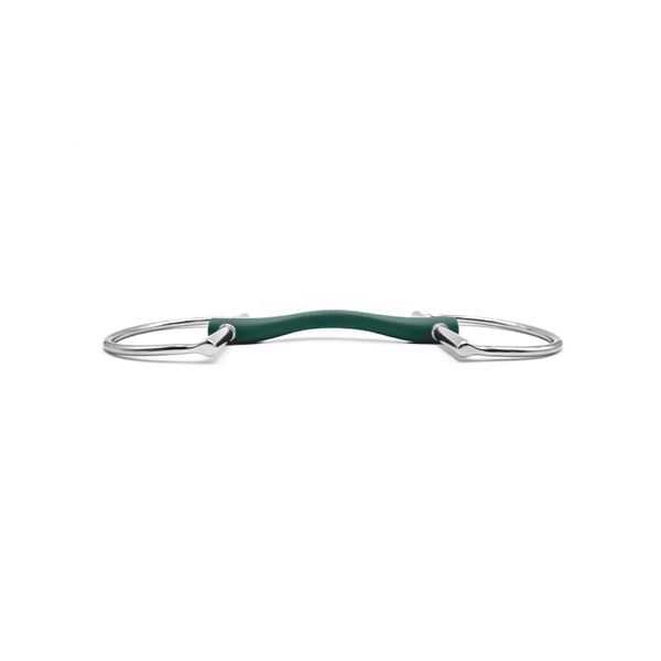 Fager Andrea Soft Rubber Bit Dee Ring