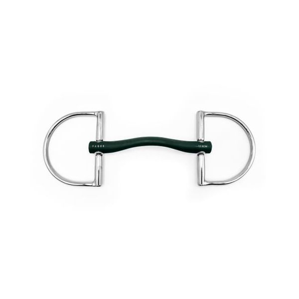 Fager Andrea Hard Rubber Bit Dee Ring