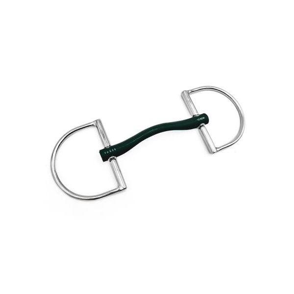Fager Andrea Hard Rubber Bit Dee Ring