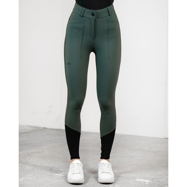 Fager Freya Hybrid breeches Green Half seat