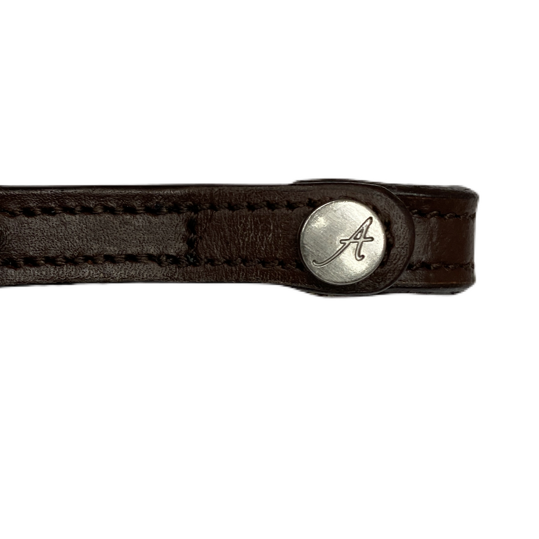 Pearl Cream Browband - Brown