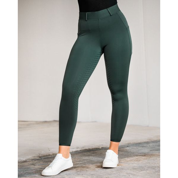 Fager Loui Active Leggings Green Knee Grip