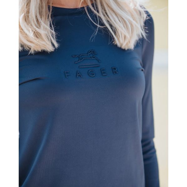 Fager Ida Long Sleeve T-Shirt Navy