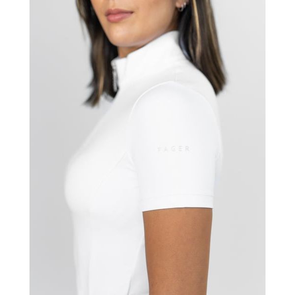 SALE Fager Emma Short Sleeve White