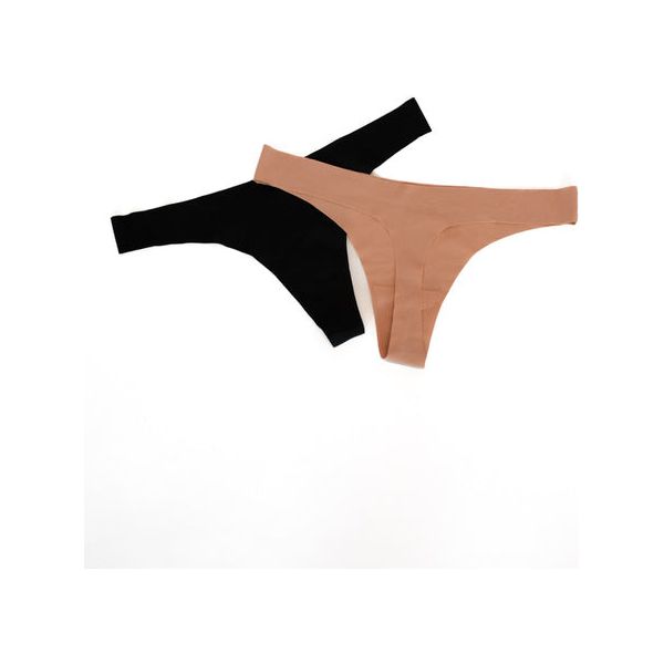 Seamless Comfort Thong Black