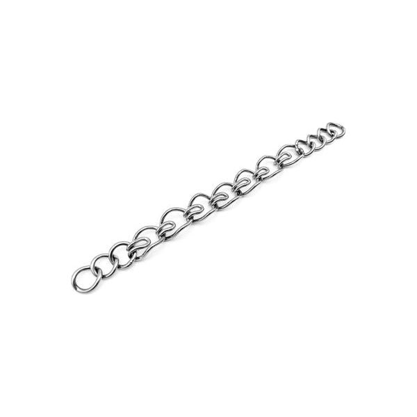 SALE Fager Non Swivel Curb Chain Silver