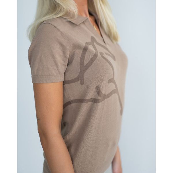 Fager Blake polo shirt Latte