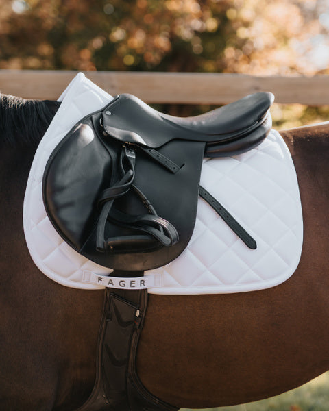 Jump Saddle Pad 1 White