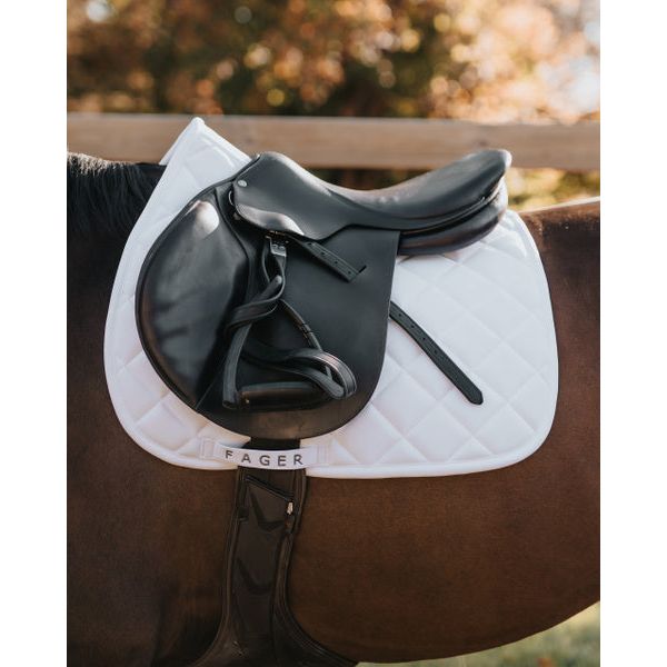 SALE Fager Jump Saddle Pad White