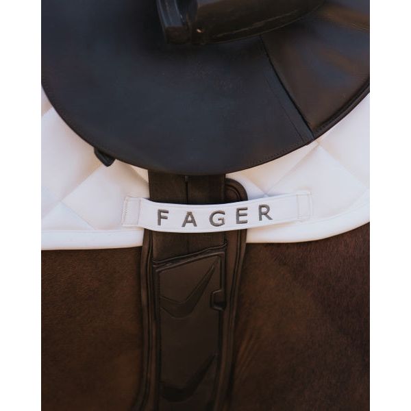 SALE Fager Jump Saddle Pad White