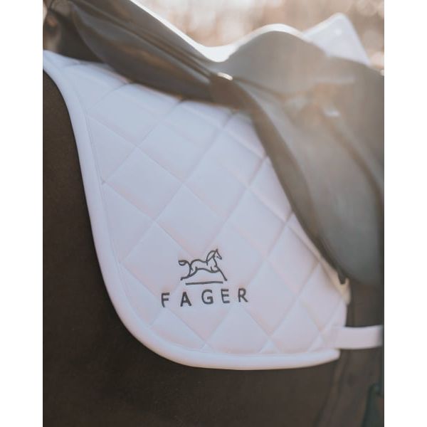 SALE Fager Jump Saddle Pad White