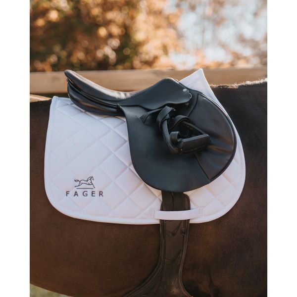 SALE Fager Jump Saddle Pad White