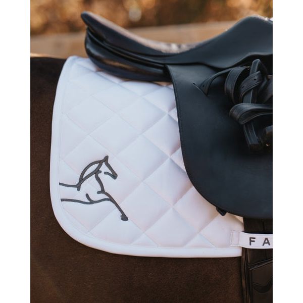 Jump Saddle Pad 2 White