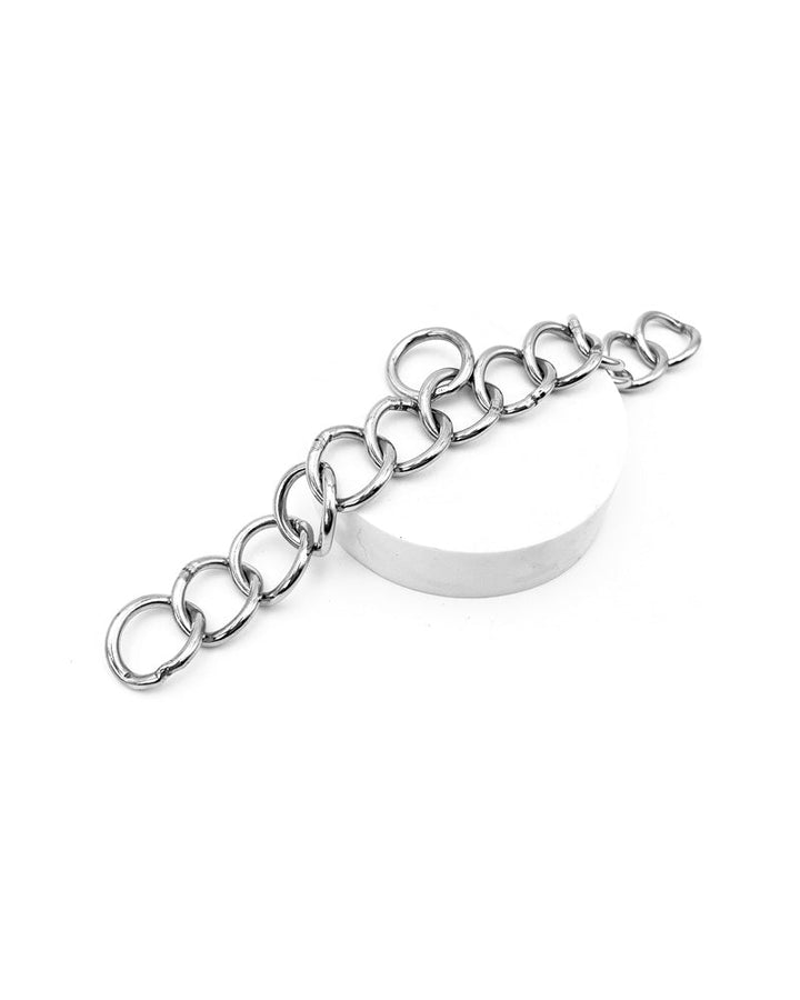 Fager Wide Curb Chain Silver