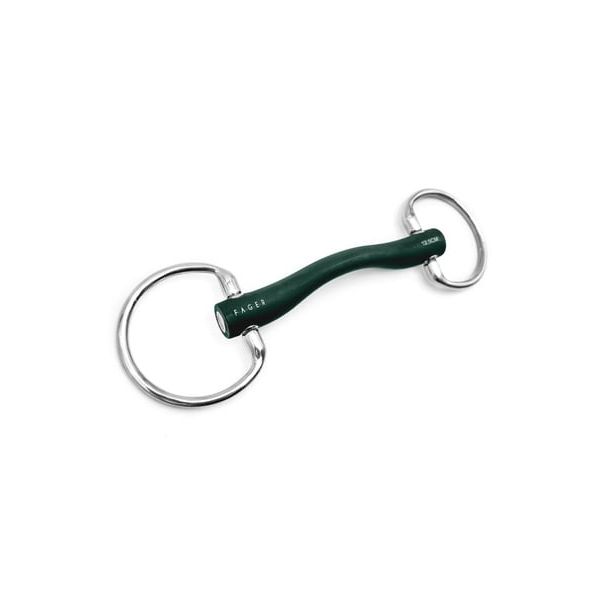 Fager Andrea Hard Rubber Bit Fixed Ring