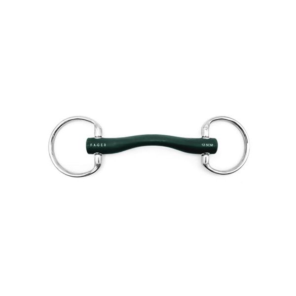 Fager Andrea Hard Rubber Bit Fixed Ring