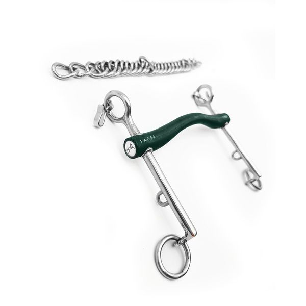 Fager Andrea Hard Rubber Bit Weymouth