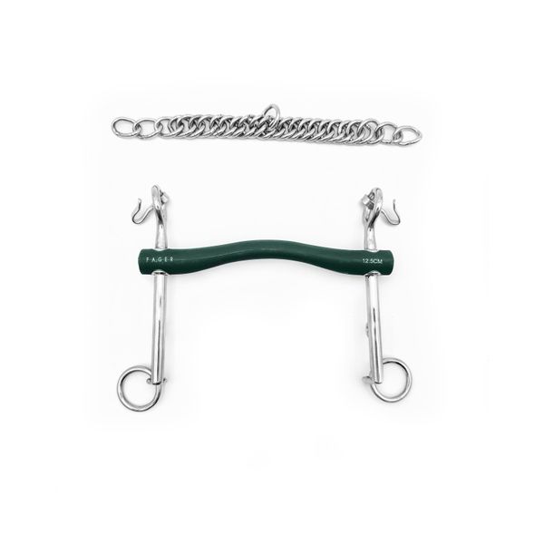 Fager Andrea Hard Rubber Bit Weymouth