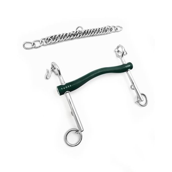 Fager Andrea Hard Rubber Bit Weymouth