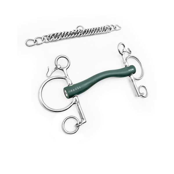 Fager Andrea Soft Rubber Bit Baby Pelham