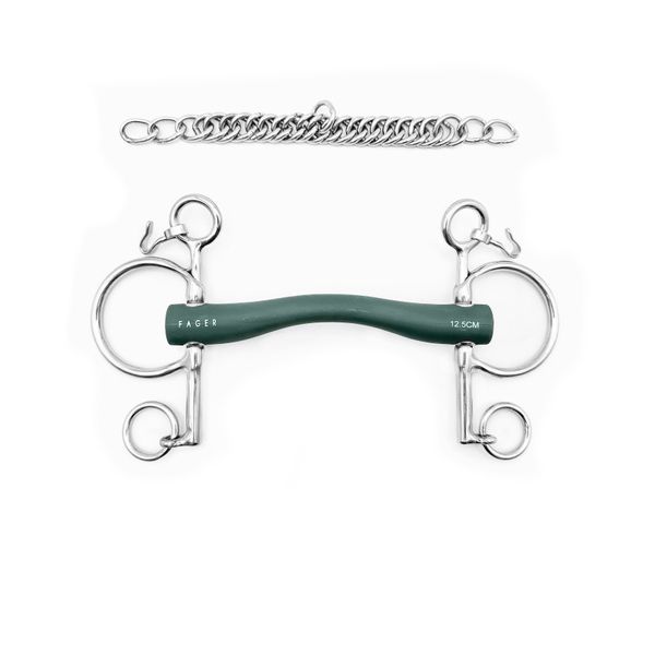 Fager Andrea Soft Rubber Bit Baby Pelham