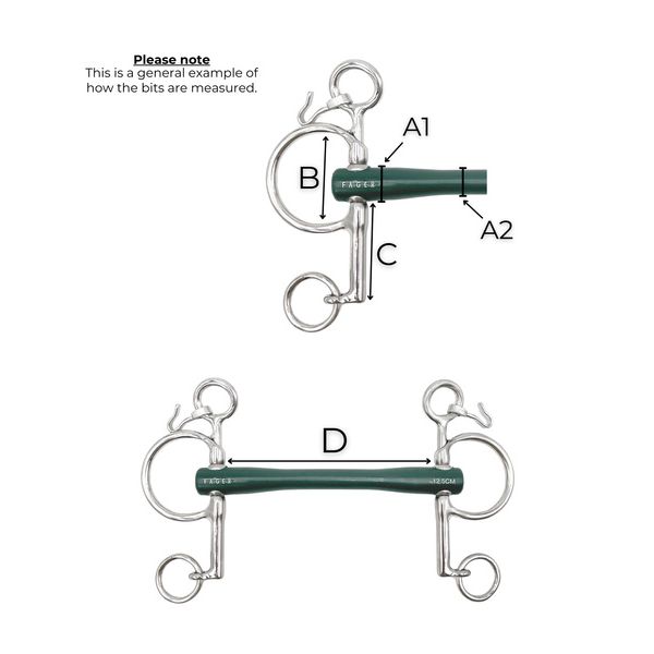 Fager Nicole Soft Rubber Bit Baby Pelham