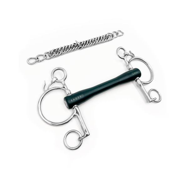 Fager Nicole Hard Rubber Bit Baby Pelham