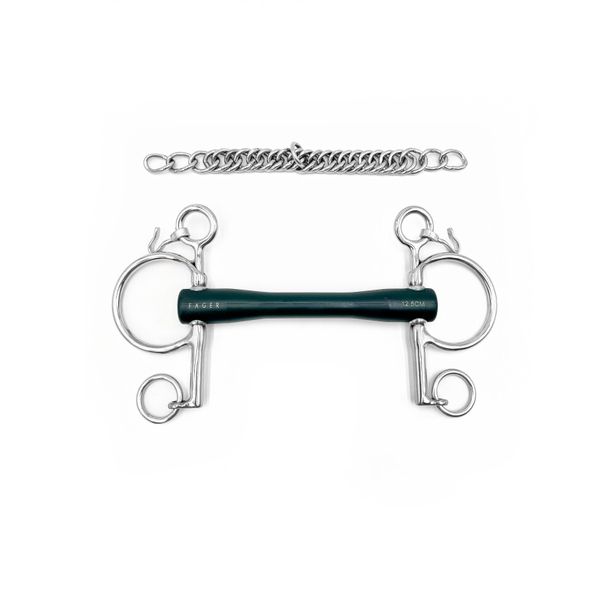 Fager Nicole Hard Rubber Bit Baby Pelham