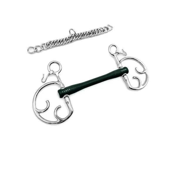 Fager Nicole Hard Rubber Bit Kimblehook