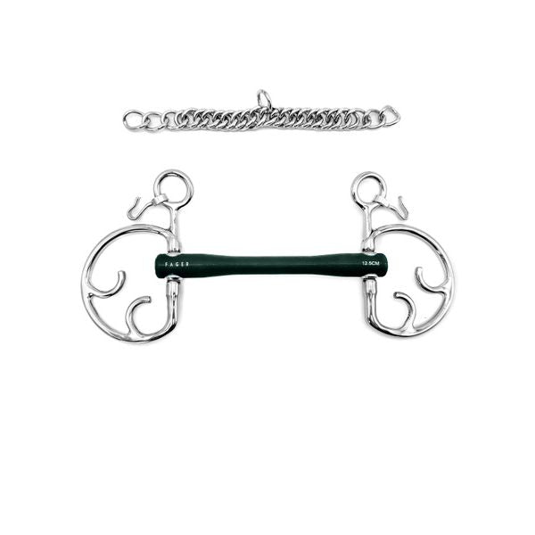 Fager Nicole Hard Rubber Bit Kimblehook