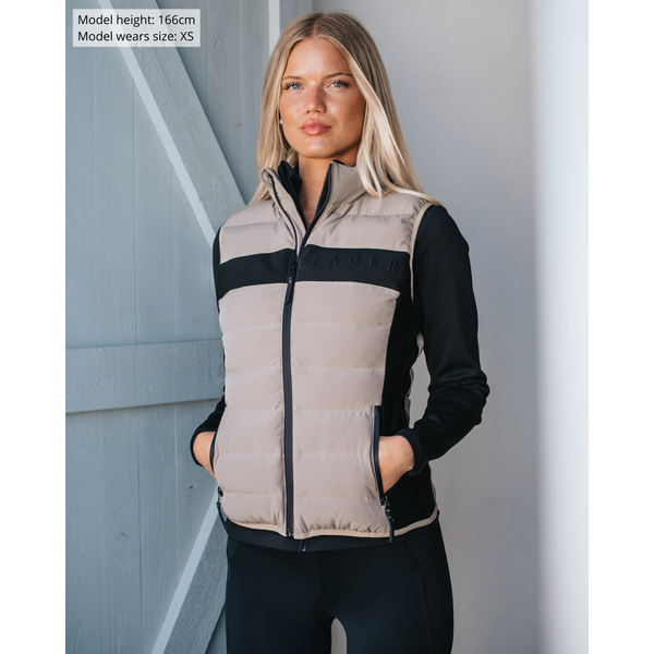 Fager Alexa Hybrid Vest Beige