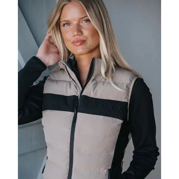 Fager Alexa Hybrid Vest Beige