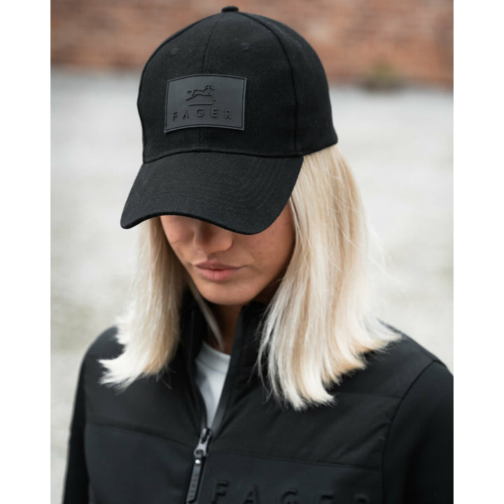 SALE Fager Cap Embossed-Black