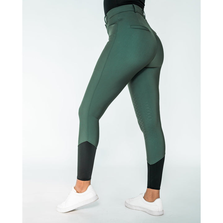 Fager Freya Hybrid breeches Green Half seat