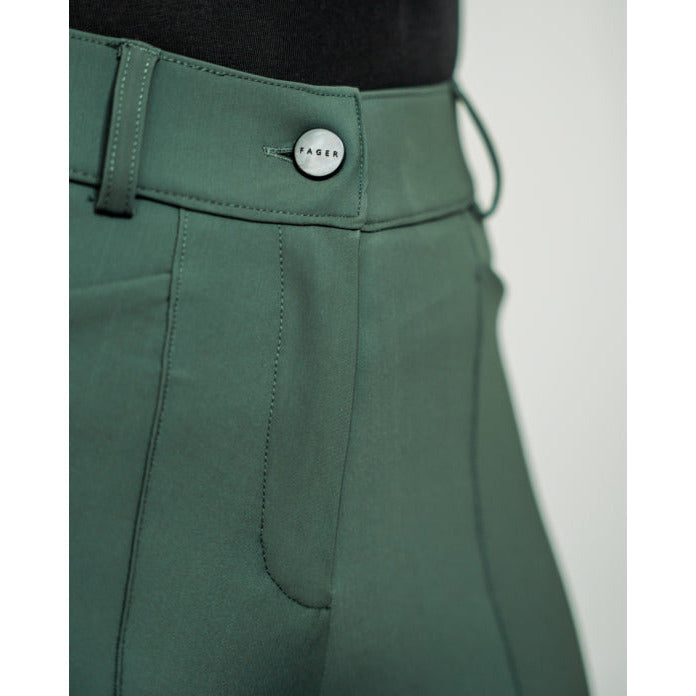 Fager Freya Hybrid breeches Green Half seat