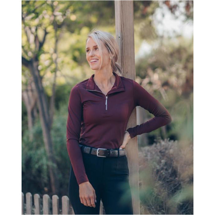 Fager Emma Long Sleeve Burgundy