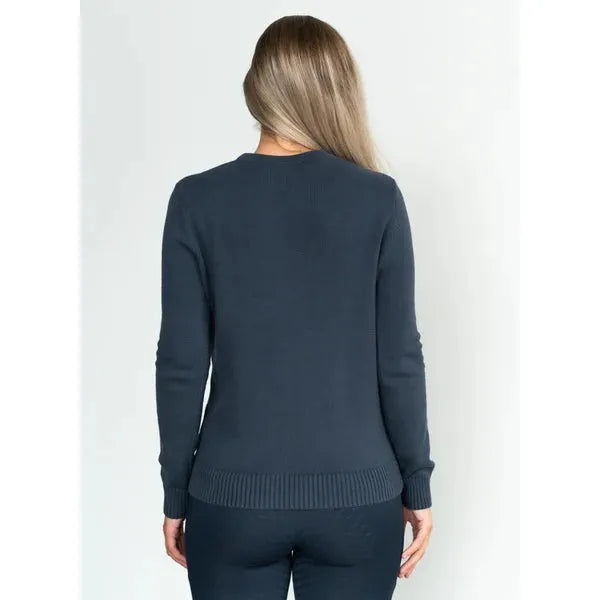 Fager Emily Crew Neck Sweater Navy