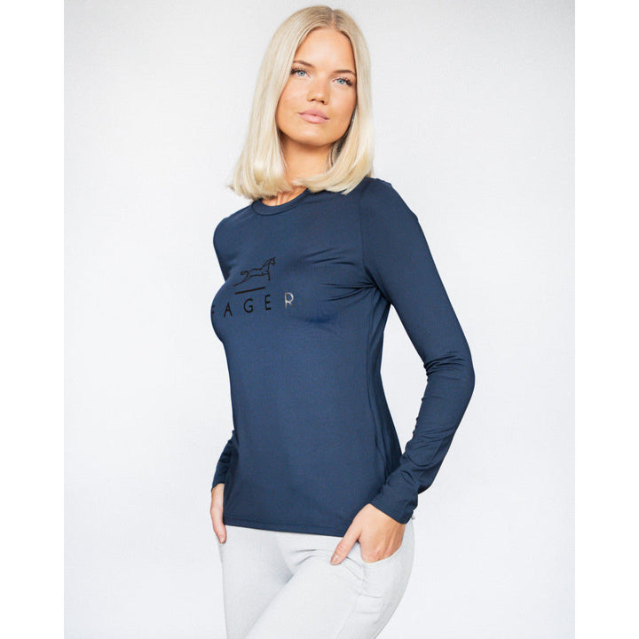 Fager Fia Long Sleeve T-Shirt Navy