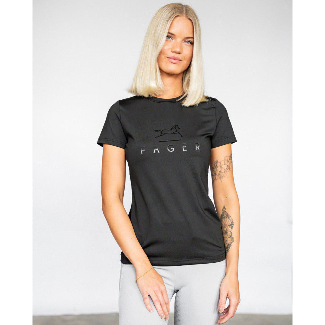 Fager Fia Short Sleeve T-Shirt Black