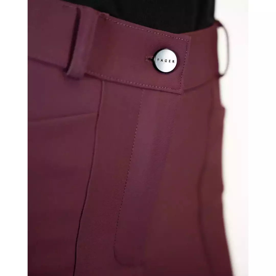 Fager Freya Hybrid breeches Burgundy Full seat